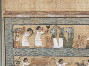 Papyrus of Ani. Ani greeting the Ennead. XIX Dynasty. British Museum. Ancient Egypt