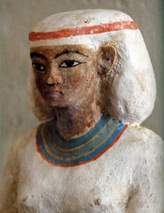 Professional mourner. Museum of Brussels. Ancient Egypt
