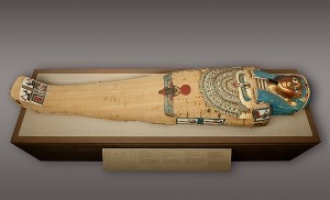 Cartonnages on the mummy of Irtirutja from Ptolemaic Period. Ancient Egypt. Metropolitan Museum of New York.