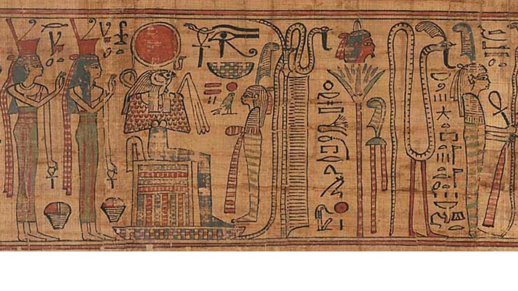 Book of the Dead of Nespakashuty. XXI Dynasty. Musée du Louvre. Ancient Egypt