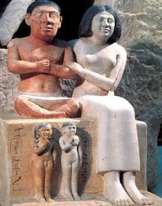 Dwarf Seneb and his family. Ancient Egypt.www.touregypt.net