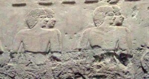 Relief with superposition from th etomb of Kagemni. Ancient Egypt. osisrisnet