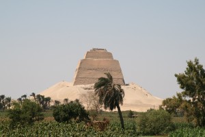 Pyramid of Meidum. Ancient Egypt
