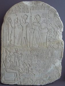 Stele of the Soldier Mose. Ramesside Period. Roemer- und Pelizaeus-Museum Hildesheim